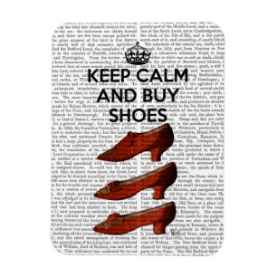 Behålla Lugn Buy Shoes Magnet