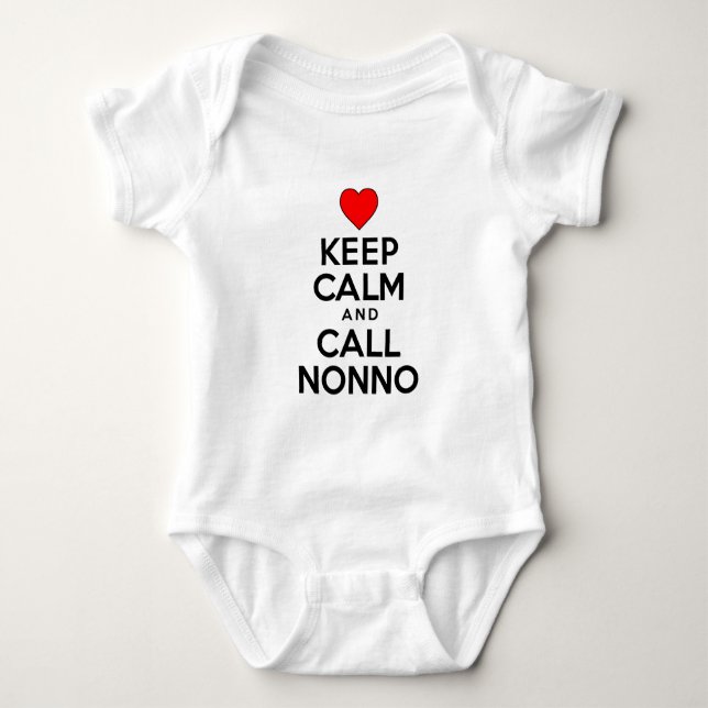 Behålla Lugn Call Nonno Tröja (Framsida)