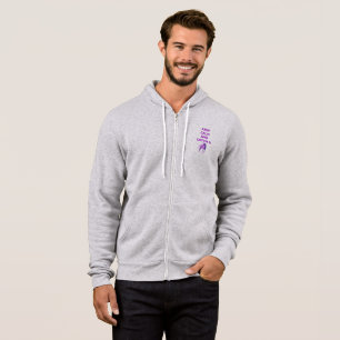 Behålla Lugn & Catch a Lila Unicorn Manar Hoodie T Shirt