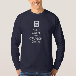 Behålla Lugn Crunch Data Big Data T-shirt