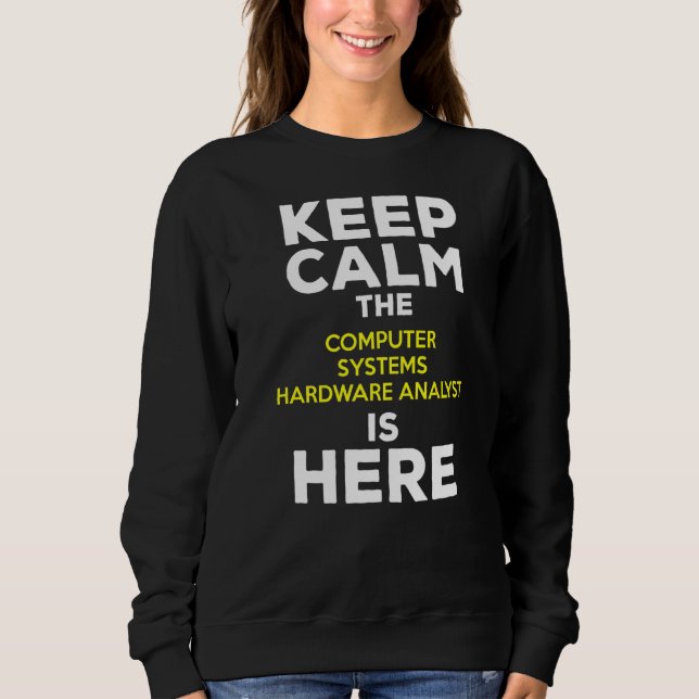 Behålla Lugn Datorsystemens maskinvaruanalys är T Shirt (Framsida)