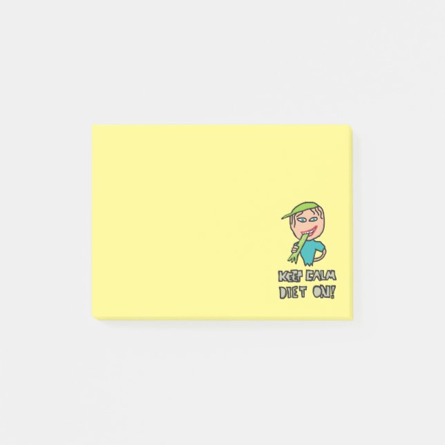 Behålla Lugn Diet Post-it Block (Framsida)