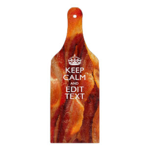 Behålla Lugn Din text om Sizzling Bacon