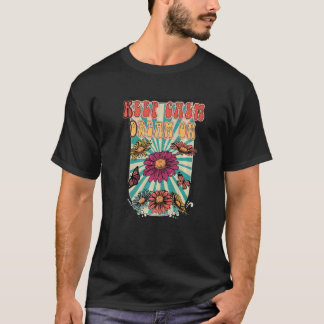 Behålla Lugn Dream on Motivational Vibes Quote Pos T Shirt