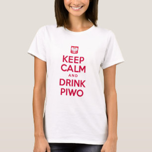 Behålla Lugn Drink Piwo Tröja