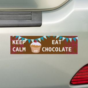 BEHÅLLA LUGN EAT CHOCOLATE BILDEKAL