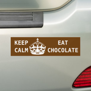 BEHÅLLA LUGN EAT CHOCOLATE BILDEKAL