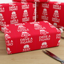 Behålla Lugn Figaro Wrapping Papper