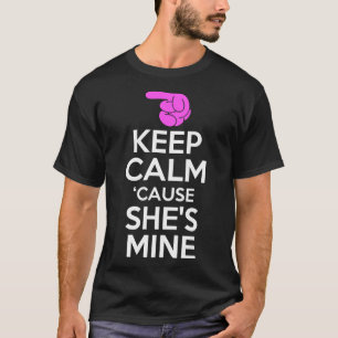 Behålla Lugn för att han är min T Shirt