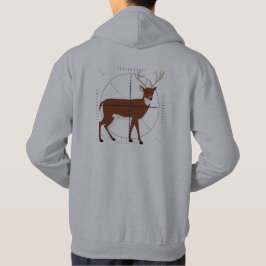 Behålla Lugn Hunt Hjort Venison Shoot Hunting Hoodie