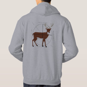 Behålla Lugn Hunt Hjort Venison Shoot Hunting Hoodie