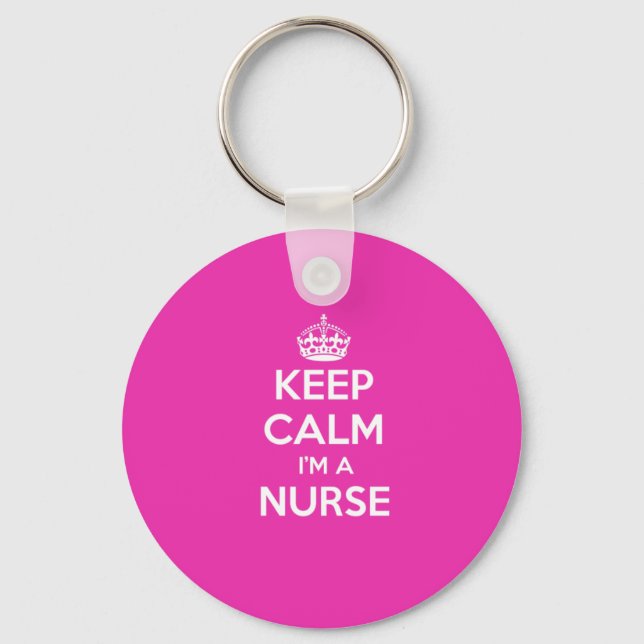 BEHÅLLA LUGN I ROSA NURSING GIFT NYCKELRING (Framsida)