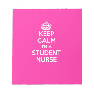 BEHÅLLA LUGN I STUDENT NURSE ROSA NURSING GIFT ANTECKNINGSBLOCK