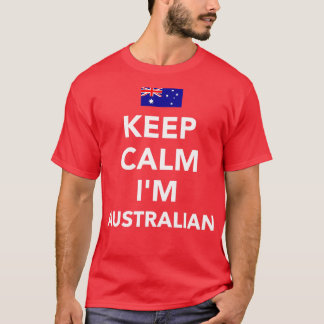 Behålla lugn Im australian T Shirt