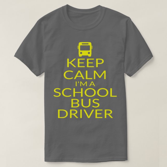 Behålla Lugn Ix27m - Buss-drivrutin - stift T Shirt (Design framsida)