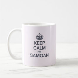 Behålla Lugn jag är Samoan Kaffemugg