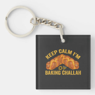 Behålla Lugn jag Baking Challah Funny Hanukkah