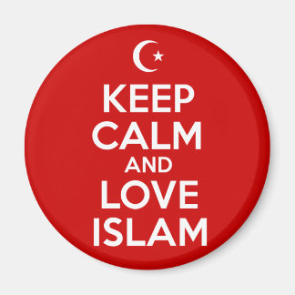 Behålla Lugn Kärlek Islam Magnet