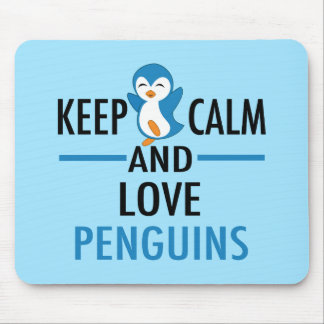 Behålla Lugn Kärlek Penguins Musmatta