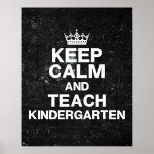 Behålla Lugn KlassrumsPoster Teach Kindergarten Cl Poster