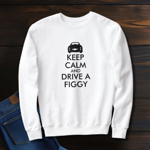 Behålla Lugn Kör en Figaration Figaro Car Tee Shirt