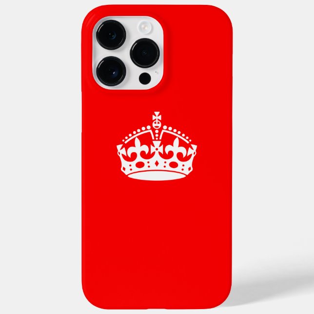 BEHÅLLA LUGN KRONA på Red Customize this! (Baksida)