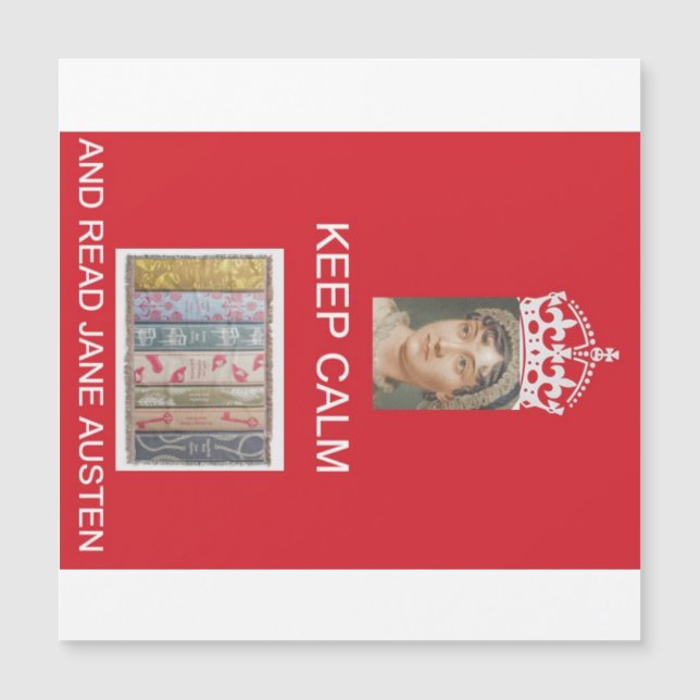 Behålla Lugn, Läs Jane Austen (Framsida)