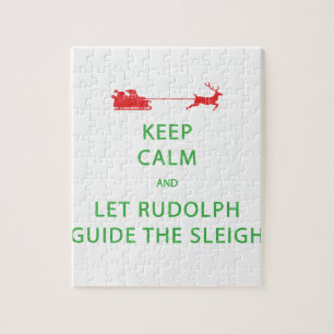 Behålla Lugn Let Rudolph Guide Sleigh Pussel