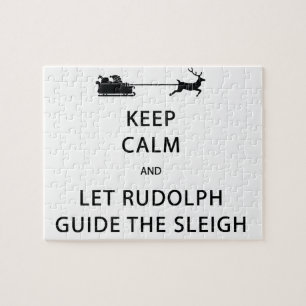 Behålla Lugn Let Rudolph Guide Sleigh Pussel