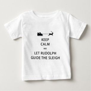 Behålla Lugn Let Rudolph Guide Sleigh Tee