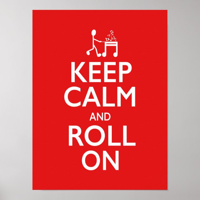 Behålla Lugn - Musik Poster (Framsidan)