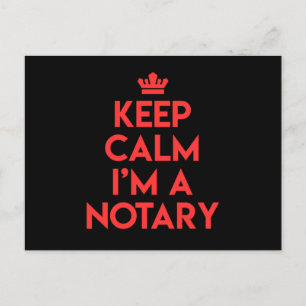 Behålla Lugn Notary Public Lawyer Notary Attorney Vykort