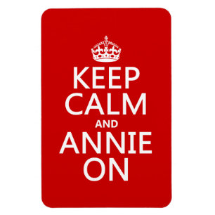Behålla Lugn och Annie On Magnet