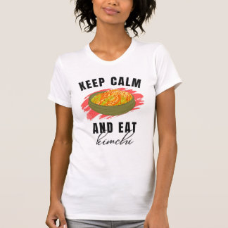 Behålla lugn och ät KIMCHI T Shirt