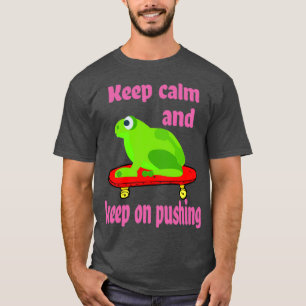Behålla Lugn och Behålla vid påskjutning av grovhu T Shirt