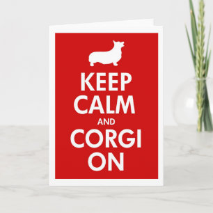 Behålla Lugn och Corgi på Pembroke Kort