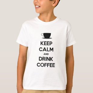 Behålla Lugn och Drag kaffe Tröja
