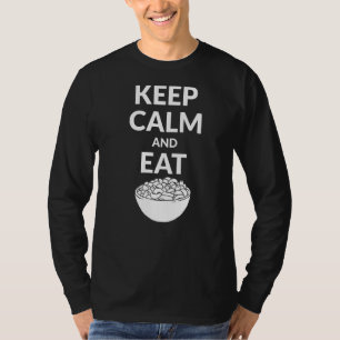 Behålla Lugn och Eat Mac och ost T Shirt