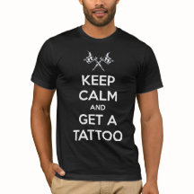 Behålla lugn och få en tatuering