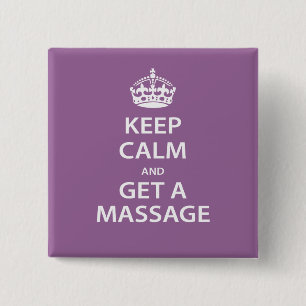Behålla Lugn och få massage Knapp