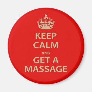 Behålla Lugn och få massage Magnet