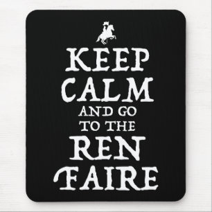 Behålla Lugn och gå till Ren Faire Musmatta