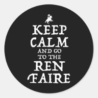 Behålla Lugn och gå till Ren Faire
