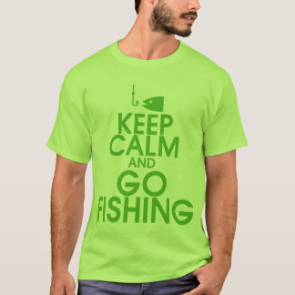 Behålla Lugn och Go FishShirt Tee