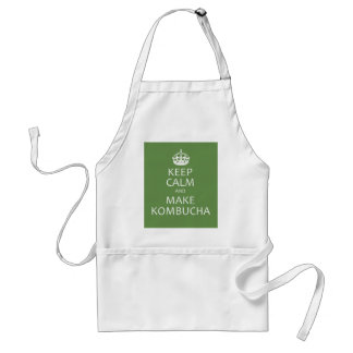 Behålla Lugn och göra Kombucha Apron Förkläde