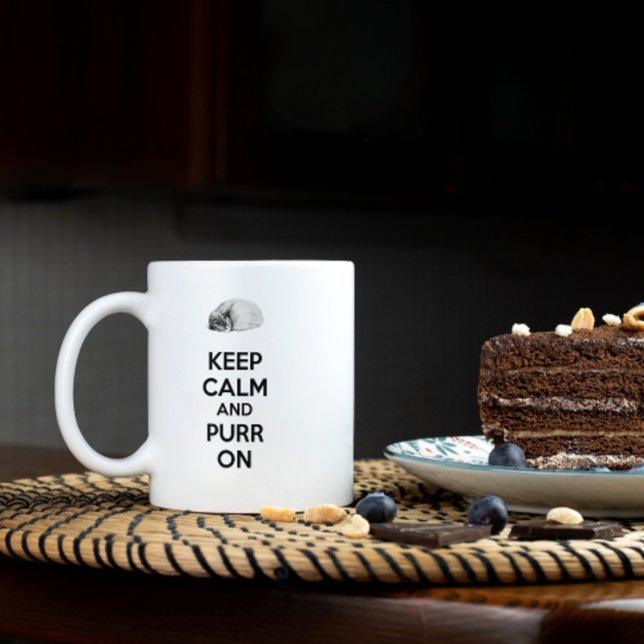 Behålla Lugn och insugning på skiss Kaffemugg (Skapare uppladdad)