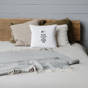 Behålla Lugn och insugning på skiss Kudde