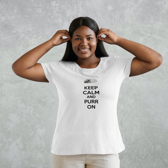 Behålla Lugn och insugning på skiss T Shirt (Skapare uppladdad)