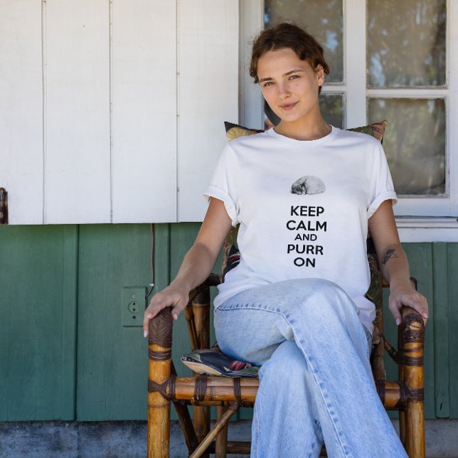 Behålla Lugn och insugning på skiss T Shirt (Skapare uppladdad)