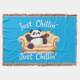 Behålla Lugn och just Chillin med iskräm Filt